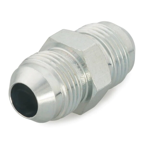 Parker Triple-Lok 37° Flare Straight Union, Male JIC 37° to Male JIC 37°, Steel, 3/8 in 6 HTX-S - main